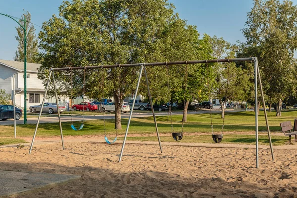 Valens Park는 Saskatoon의 Kelsey Woodlawn 지역에 위치하고 있습니다 — 스톡 사진