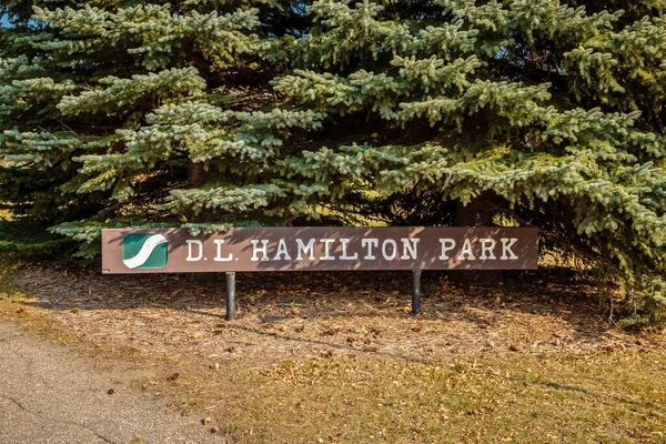 Stock image D.L. Hamilton Park is located in the Pleasant Hill neighborhood of Saskatoon.