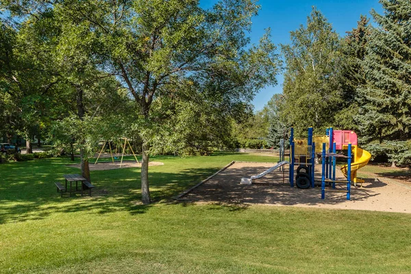 Massey Park Található Nutana Szomszédságában Saskatoon — Stock Fotó