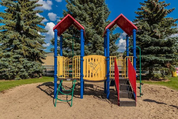 Pacific Park Található Pacific Heights Szomszédságában Saskatoon — Stock Fotó