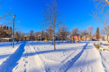 Exhibition Park is located in the Exhibition neighborhood of Saskatoon.