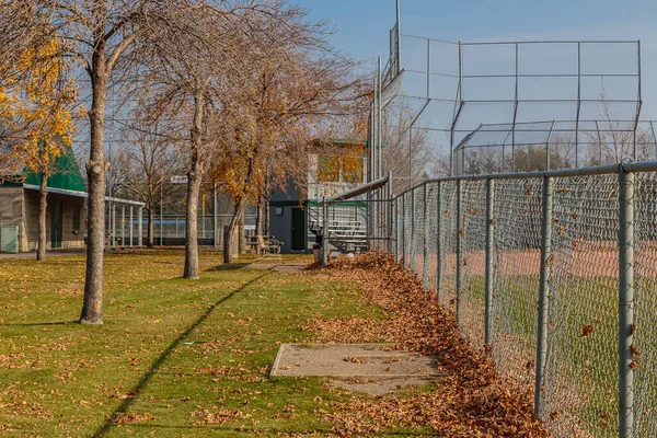 Geoff Hughes Baseball Complex Trova Nella Gordie Howe Management Area — Foto Stock