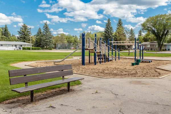 Gougeon Park Található Montgomery Szomszédságában Saskatoon — Stock Fotó