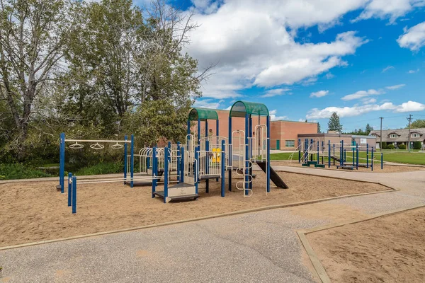 stock image Gougeon Park is located in the Montgomery neighborhood of Saskatoon.