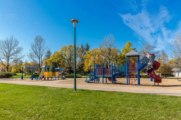 Grosvenor Park Βρίσκεται Στη Γειτονιά Πάρκο Grosvenor Του Saskatoon — Φωτογραφία Αρχείου