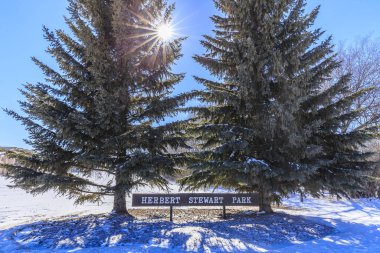 Herbert Stewart Parkı Saskatoon 'un Sutherland mahallesinde yer almaktadır..