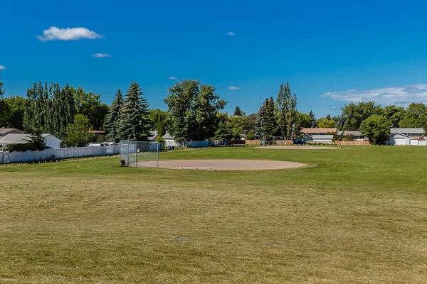 Kistikan Park Encuentra Barrio Eastview Saskatoon — Foto de Stock
