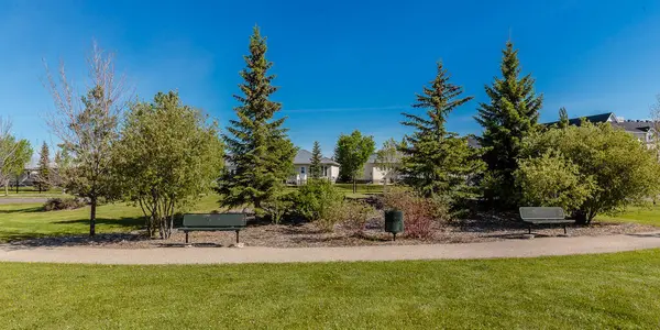 Örökség Zöld Park Található Wildwood Szomszédságában Saskatoon — Stock Fotó