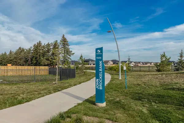 John Brockelbank Park Encuentra Barrio Evergreen Saskatoon — Foto de Stock