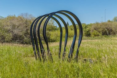 Mark Thompson Park is located in the Stonebridge neighborhood of Saskatoon.