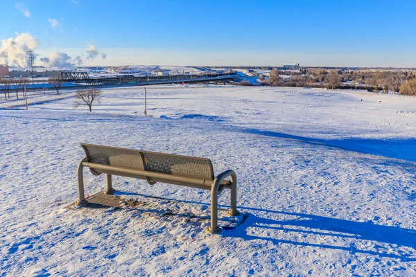 Parc Diefenbaker Est Situé Dans Zone Gestion Diefenbaker Saskatoon — Photo