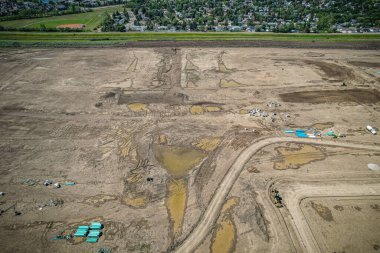 Saskatchewan, Saskatchewan 'da bir mahalle olan Brighton' un havadan görünüşü, şehrin doğu yakasındaki Holmwood Banliyö Geliştirme Bölgesi için planlanan birkaç topluluğun ilki..