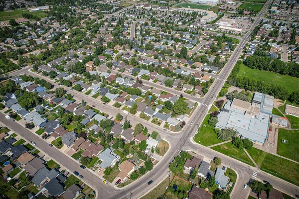 Erindale Barrio Principalmente Residencial Ubicado Noreste Saskatoon Saskatchewan Canadá Compone —  Fotos de Stock