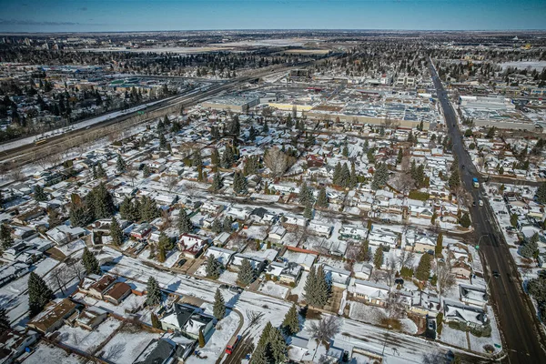 Wildwood Bairro Residencial Localizado Parte Sudeste Saskatoon Saskatchewan Canadá Inclui — Fotografia de Stock