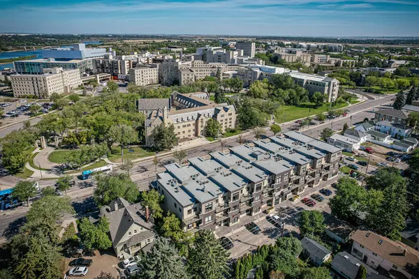 Saskatchewan Üniversitesi Kanada Nın Saskatchewan Eyaletinin Saskatchewan Kentinde Bulunan Güney — Stok fotoğraf