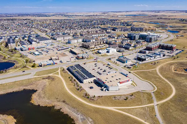 Aerial View Rosewood Neighborhood Saskatoon — Stock Photo, Image