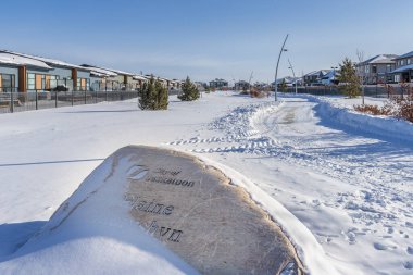 Elaine Hnatyshyn Parkı Saskatoon 'un Evergreen mahallesinde yer almaktadır..