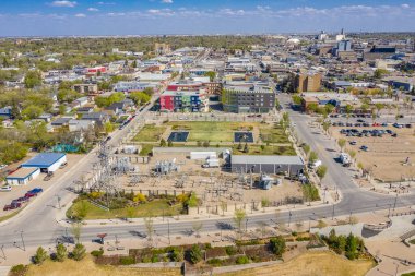 Isinger Park Saskatoon 'un Riversdale mahallesinde yer almaktadır..