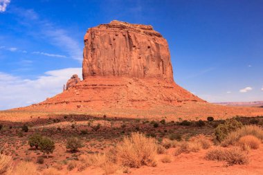 Monument valley bir dünyanın doğal harikaları doğadan geliştiğini taş kocaman 