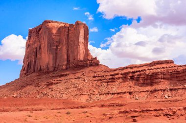 Monument valley bir dünyanın doğal harikaları doğadan geliştiğini taş kocaman 