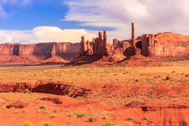 Monument valley bir dünyanın doğal harikaları doğadan geliştiğini taş kocaman 