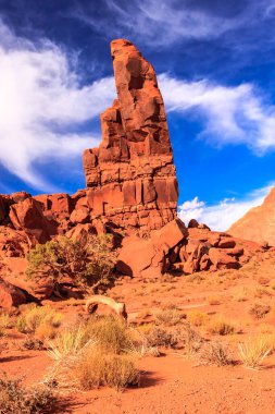 Monument valley bir dünyanın doğal harikaları doğadan geliştiğini taş kocaman 