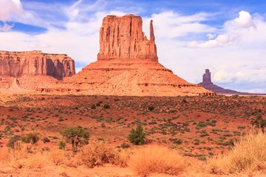 Monument valley bir dünyanın doğal harikaları doğadan geliştiğini taş kocaman 