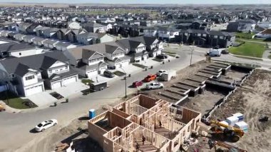 Explore Brighton in Saskatoon from above with 4K drone views of residential streets, parks, and amenities.
