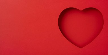 Kırmızı kalp şekli, sevgililer günü için canlı arkaplanda.