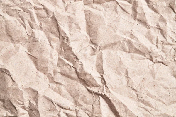 Braun Zerknittert Papier Textur Hintergrund — Stockfoto