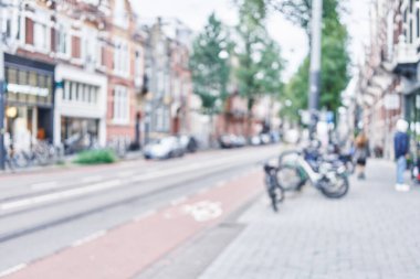 Caddesi'nin arka plan bulanık 