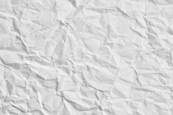 Fondo Textura Papel Blanco Arrugado — Foto de Stock