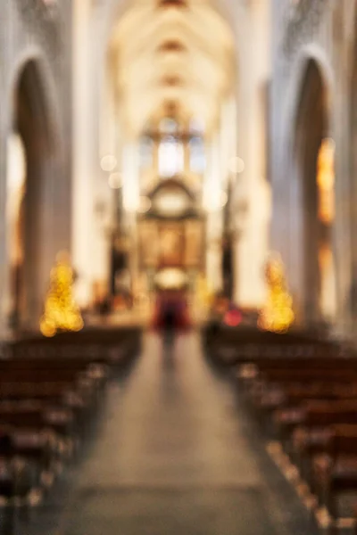 Picture Blurred Catholic Church — Zdjęcie stockowe
