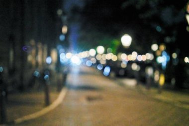 Caddesi'nin arka plan bulanık 