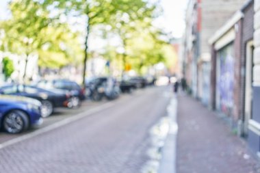 Caddesi'nin arka plan bulanık 