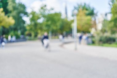 Park arka plan bulanık 