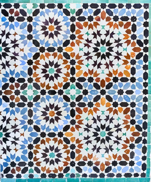 Textur Einer Mosaikfliesen Oberfläche — Stockfoto