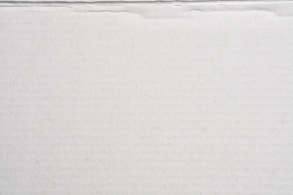 Caixa Papelão Branco Material Textura Fundo — Fotografia de Stock