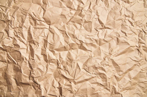 茶色の紙を丸めてテクスチャ背景 — ストック写真