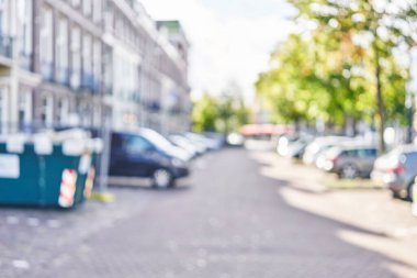 Caddesi'nin arka plan bulanık 