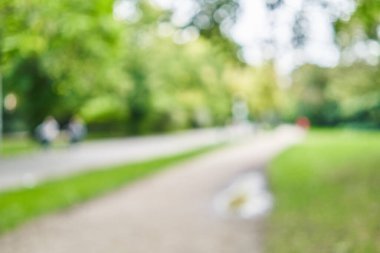 Park arka plan bulanık 