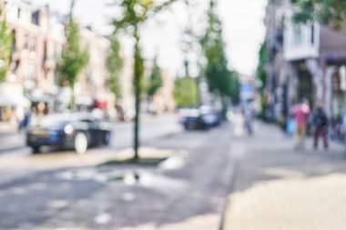 Caddesi'nin arka plan bulanık 