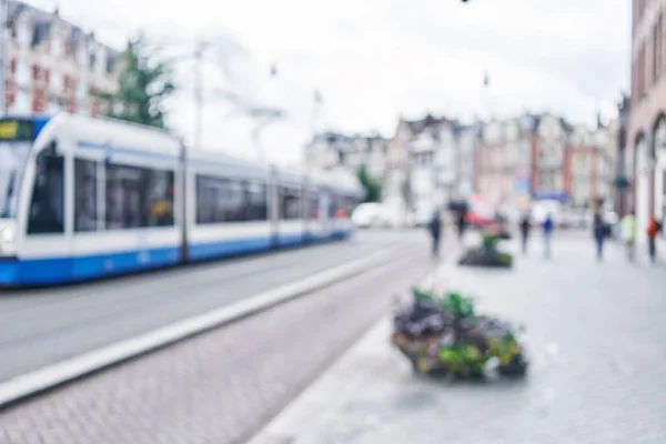 Blurred Background Tramway — Stock Photo, Image
