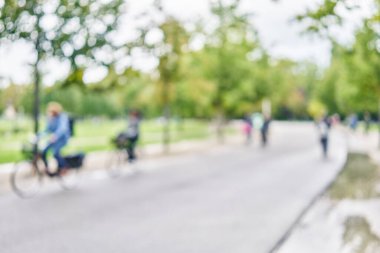 Park arka plan bulanık 