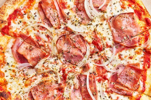 Delicious Jam Onion Italian Pizza Texture — Foto Stock