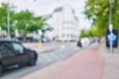 Caddesi'nin arka plan bulanık 