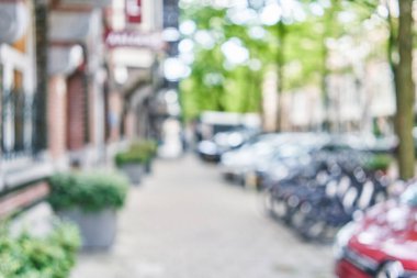 Caddesi'nin arka plan bulanık 