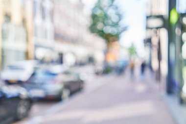 Caddesi'nin arka plan bulanık 