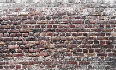  Çürümüş tuğla duvar yüzey arkaplanı 