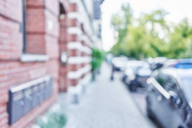 Caddesi'nin arka plan bulanık 